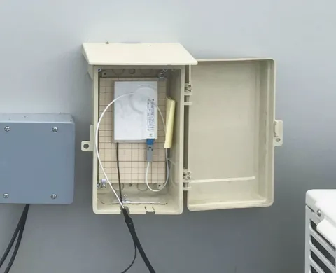 通信回線の接続のイメージ
