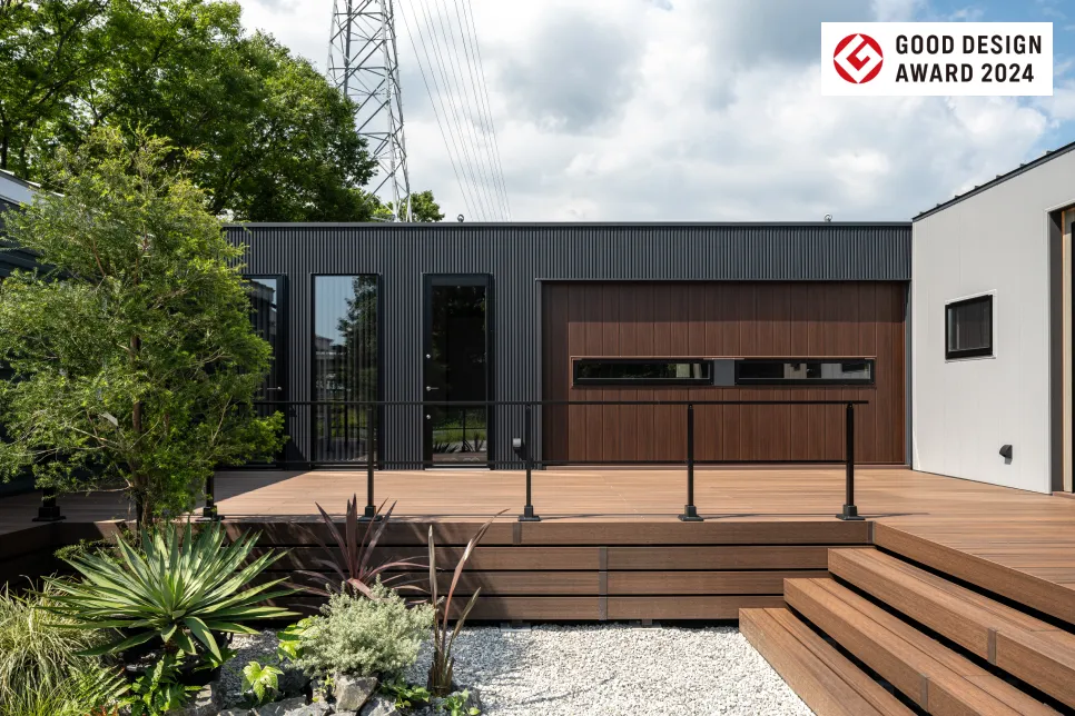 画像:トレーラーハウス展示場