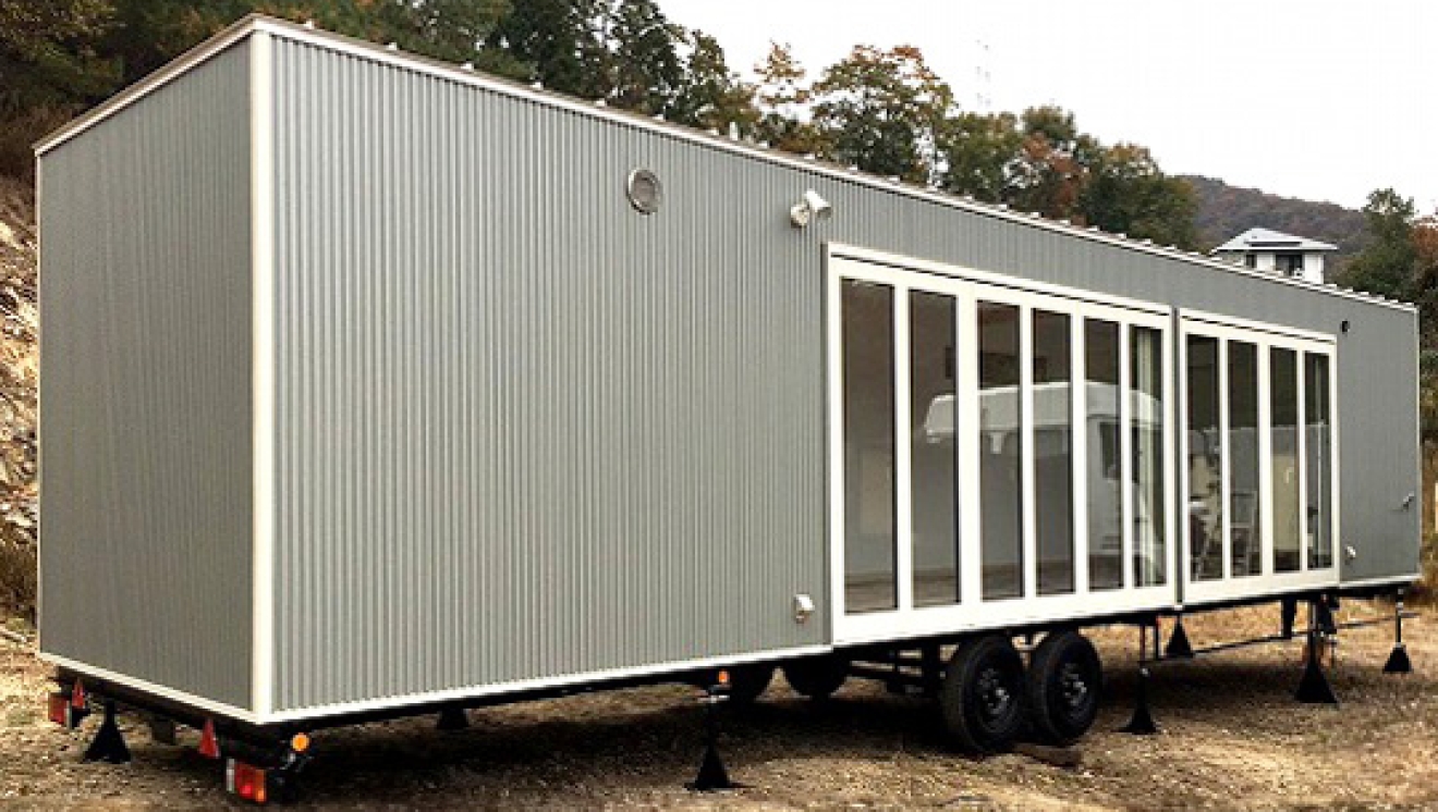 ルクラのトレーラーハウス:ドッグランの休憩所(ドッグランの休憩所)