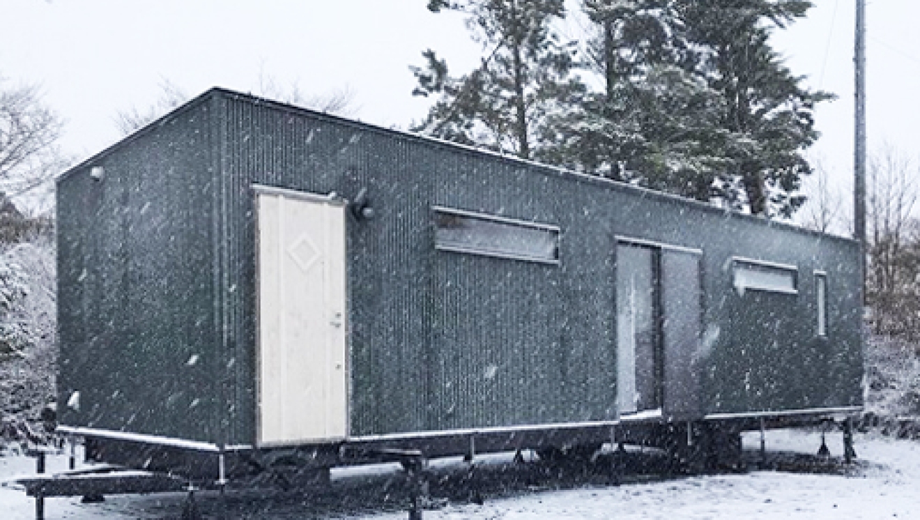 ルクラのトレーラーハウス:住居(住居(増車を視野にいれて将来的に社員寮として))