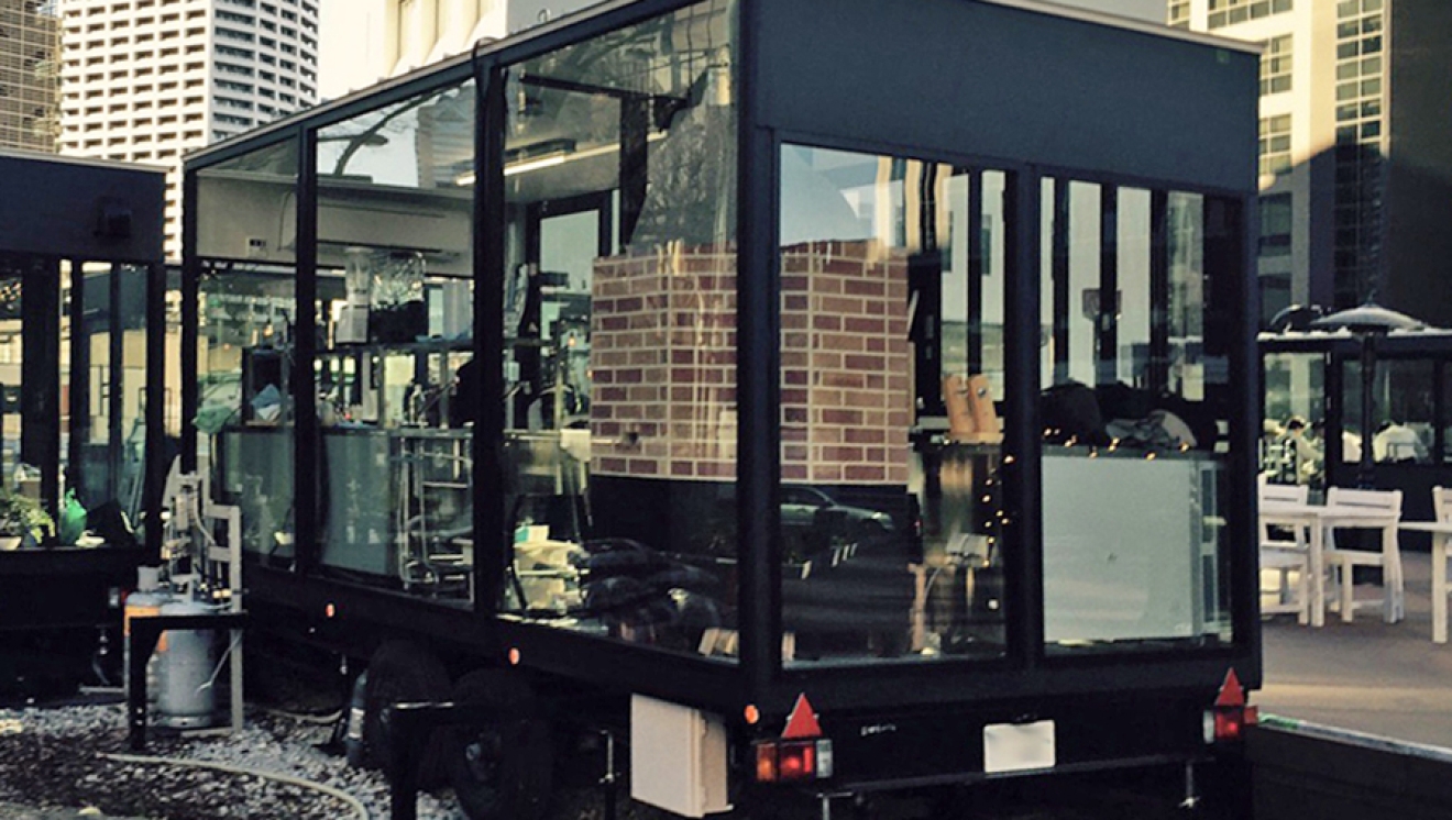 ルクラのトレーラーハウス:A企業様商業施設として店舗タイプトレーラーハウス(店舗タイプ)